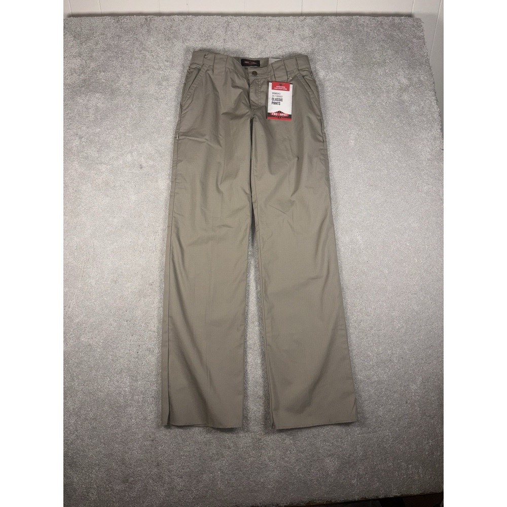 TRU-SPEC Tactical Khaki‎ Tan Cargo Work Pants-Women's 6 NWT Unhemmed